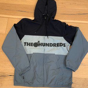 THE HUNDRED WINDBREAKER/PORT JACKET BLACK/GREY